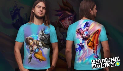 Футболки с полной запечаткой: overwatch - герои